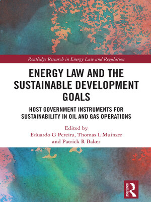 cover image of Energy Law and the Sustainable Development Goals